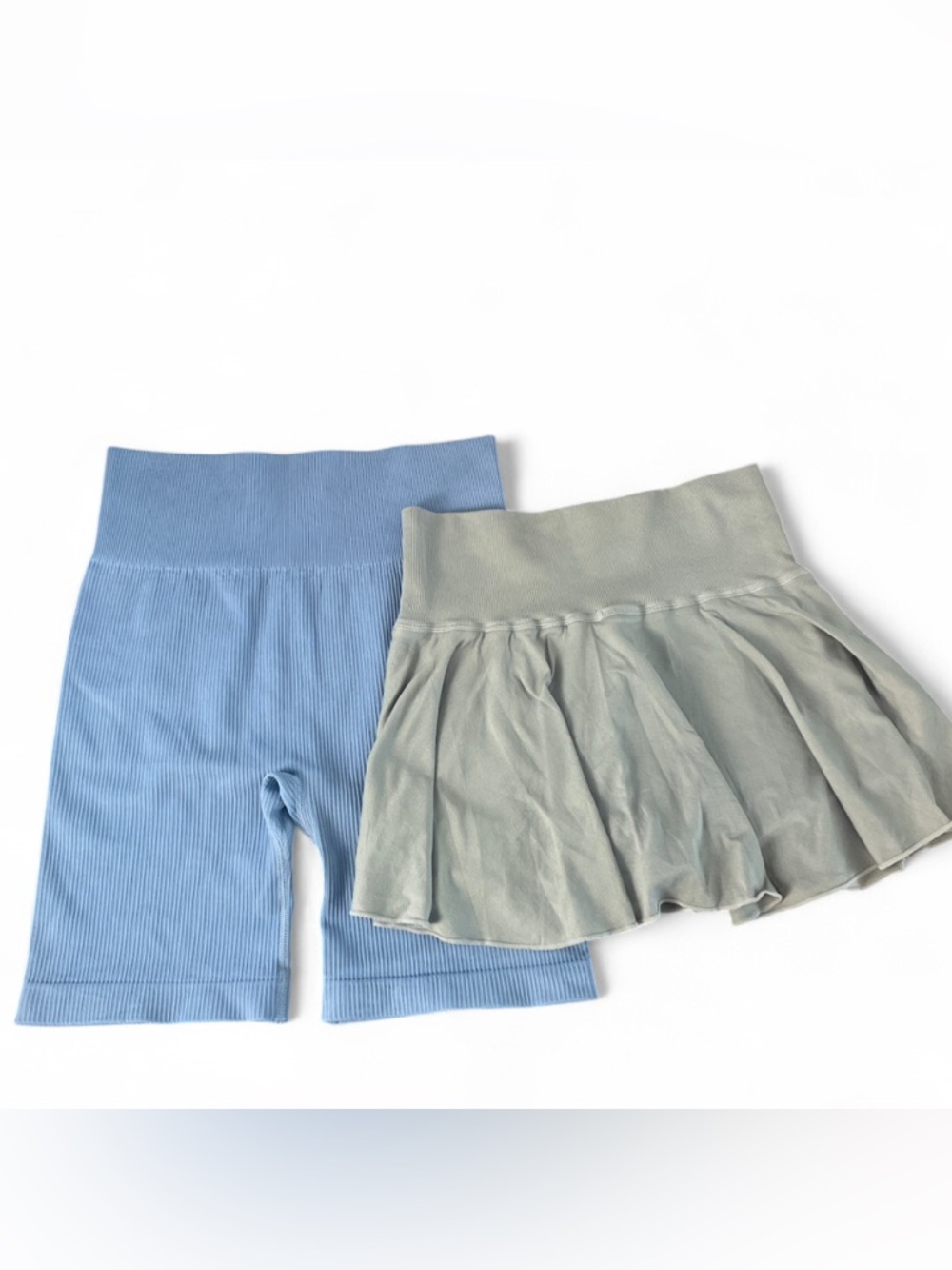 OQQ Shorts and Skort -‎ Blue & Sage